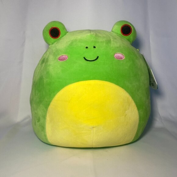 Squishmallows Wendy Frog 12in Green Rare Red Eyes S12-#6-2 Sqdate 3.17.17 NWT - Picture 1 of 12
